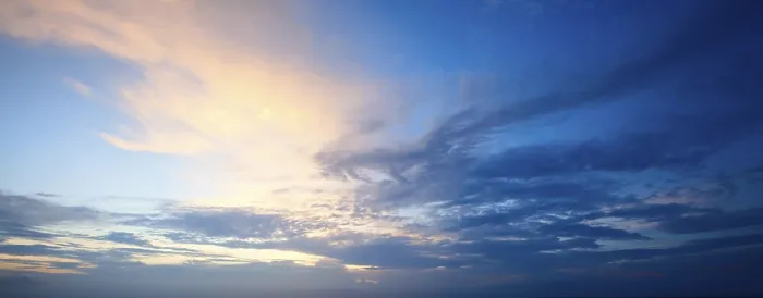 Stampa con cornice : Cielo al tramonto