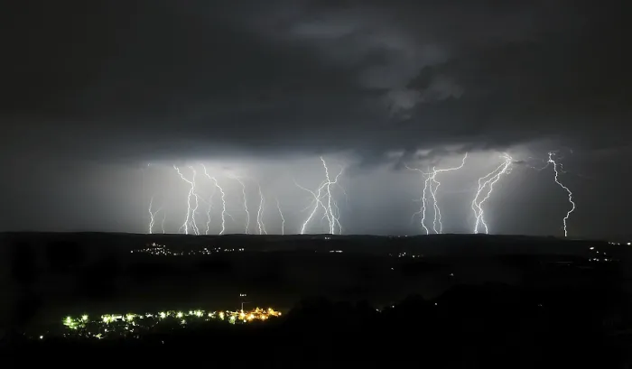Stampa con cornice : Thunderstorm