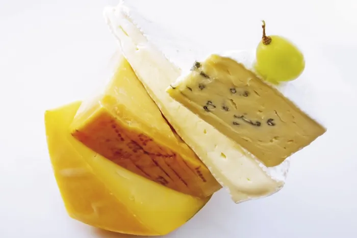 Stampa con cornice : Tipi di formaggio variegati Stampa con cornice : Tipi di formaggio variegati