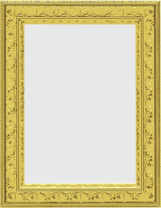 Stampa con cornice : Frammezza vettoriale in oro. Stampa con cornice : Frammezza vettoriale in oro.