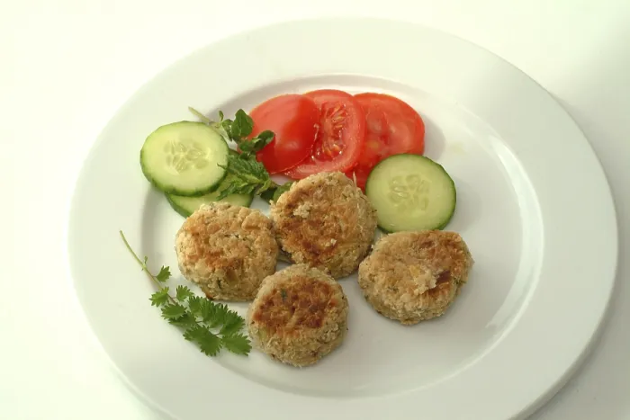 Stampa con cornice : Hamburger di verdure Stampa con cornice : Hamburger di verdure