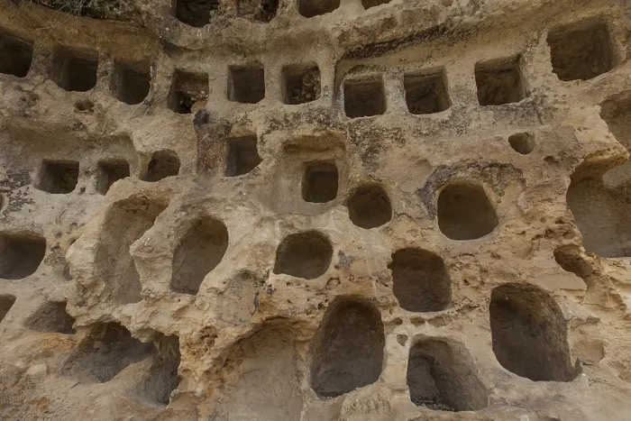 Stampa con cornice : Tombe di Combayo, Cajamarca