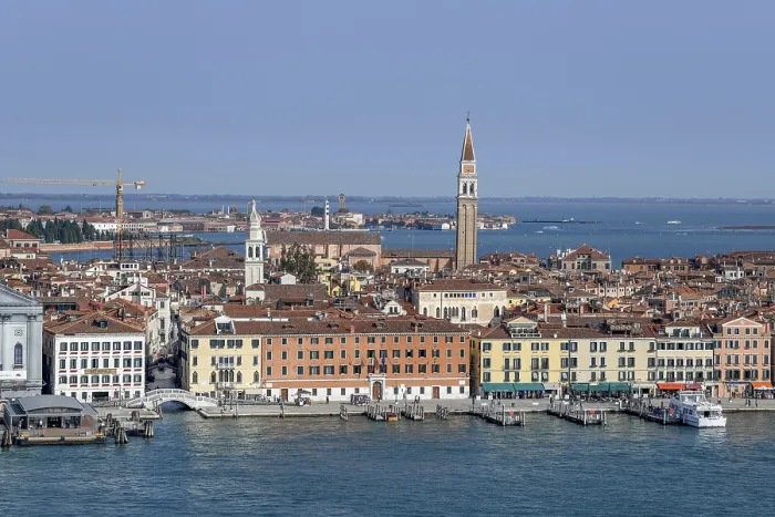 Stampa con cornice : Vista del quartiere San Marco.