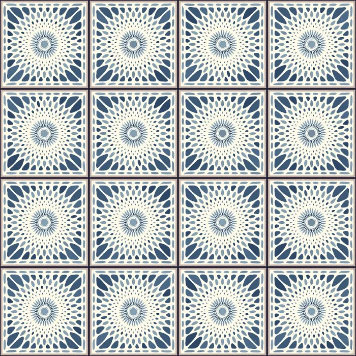 Stampa con cornice : Piastrelle ceramici vintage pattern vettoriale. Stampa con cornice : Piastrelle ceramici vintage pattern vettoriale.