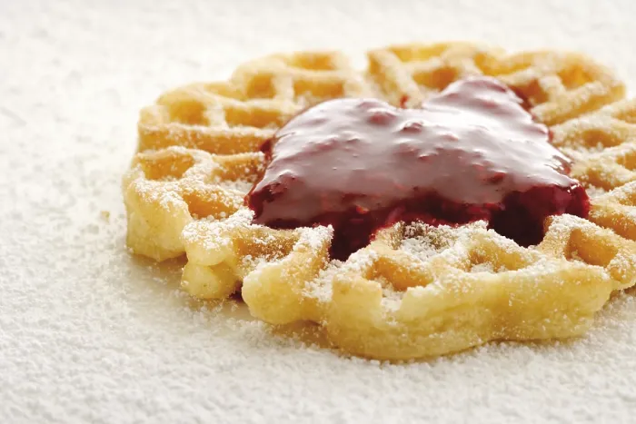 Stampa con cornice : Waffle con lamponi. Stampa con cornice : Waffle con lamponi.