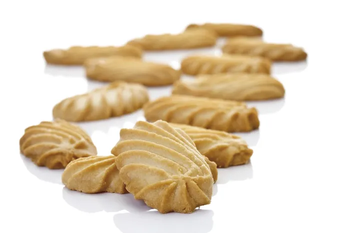 Stampa con cornice : Biscotti di shortbread ondulati Stampa con cornice : Biscotti di shortbread ondulati