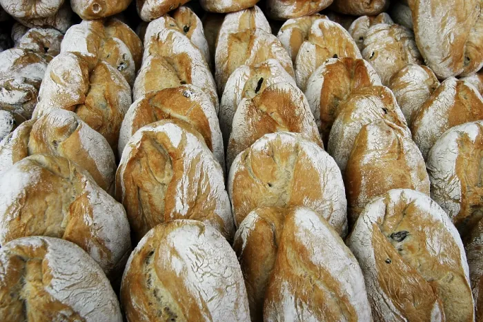 Stampa con cornice : Pane bianco Stampa con cornice : Pane bianco