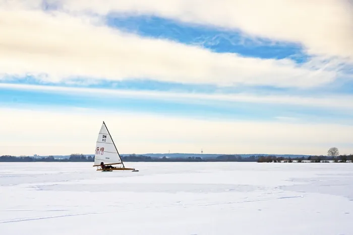 Stampa con cornice : Inverno al Dummer See con. Stampa con cornice : Inverno al Dummer See con.