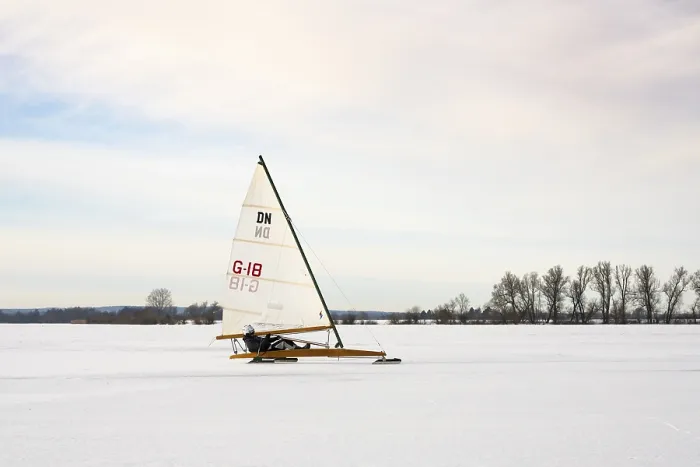 Stampa con cornice : Inverno al Dummer See con. Stampa con cornice : Inverno al Dummer See con.