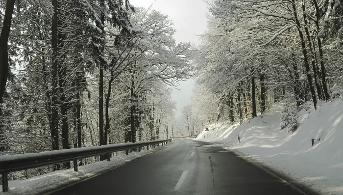 Stampa con cornice : L'inverno nell'Eifel.