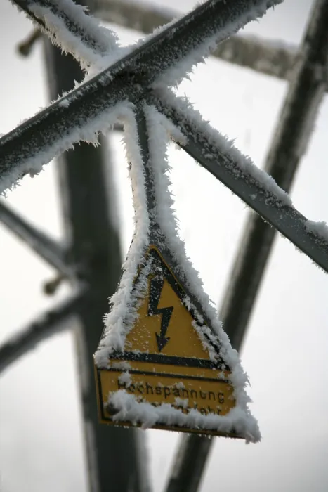 Stampa con cornice : Alte tensioni invernali.