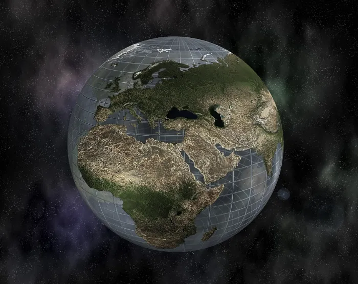 Stampa con cornice : Mondo globale