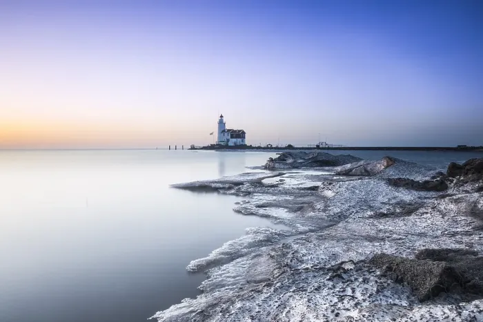 Stampa con cornice : Faro di Marken Stampa con cornice : Faro di Marken
