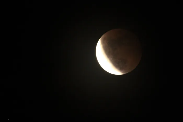 Stampa con cornice : Eclissi lunare