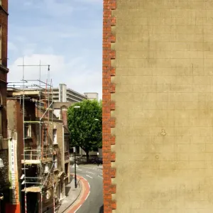 Banksy Print: Stencil Graffiti on Park Street Building Banksy Print: Stencil Graffiti on Park Street Building
