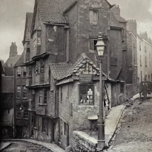 A 19th-century view of Steep Street Bristol, captured in a platinum print A 19th-century view of Steep Street Bristol, captured in a platinum print