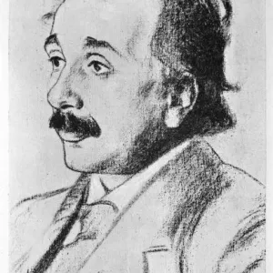 Albert Einstein Print 1920 Portrait