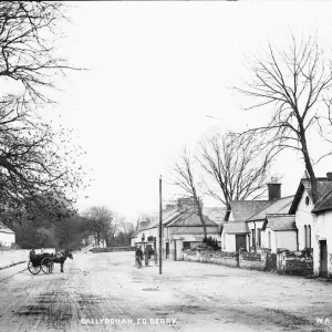 Early 20th Century Print of Ballyronan Village Street Early 20th Century Print of Ballyronan Village Street