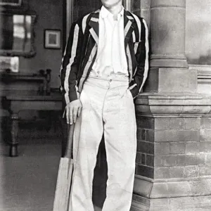 Vintage Print of Middlesex Cricketer A.J. Webbe