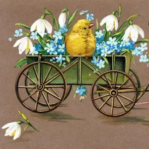 Easter Print: Chicks Returning Home from Market Easter Print: Chicks Returning Home from Market
