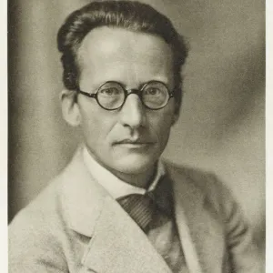 Erwin Schrodinger Print - Austrian Physicist and Quantum Mechanics Pioneer