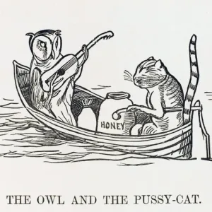 The Owl and the Pussycat Print The Owl and the Pussycat Print