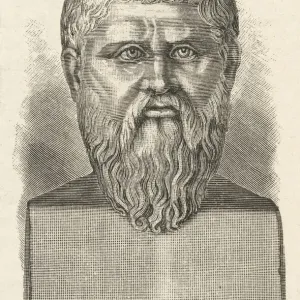 Plato Print - Athenian Philosopher Bust