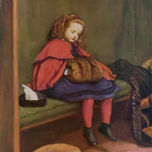 My Second Sermon Print: A Young Girl Drowsing in Church