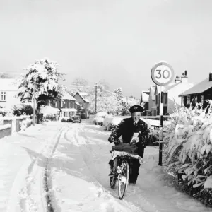 Postman in the Snow Postman in the Snow