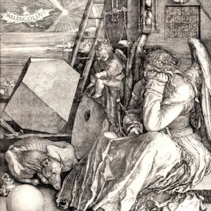 Melencolia I Print, a woodcut by Albrecht Durer