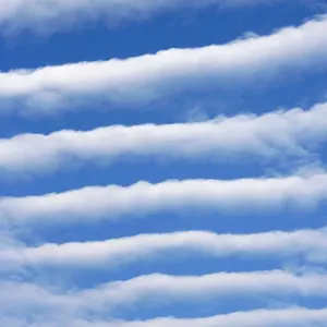 Altocumulus undulatus cloud formation Print