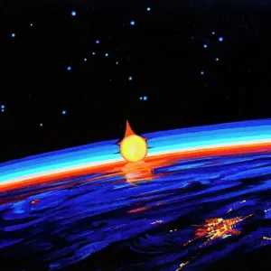 Amanecer en el Espacio por Leonov. Amanecer en el Espacio por Leonov.