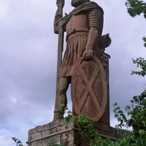 Statue of William Wallace Print, Stirling, Scotland Statue of William Wallace Print, Stirling, Scotland