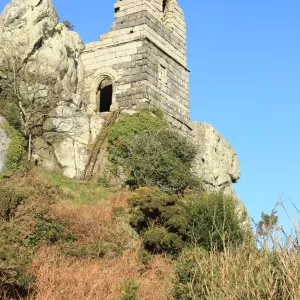 Print of Chapel in the Rocks, Roche Rock, Cornwall Print of Chapel in the Rocks, Roche Rock, Cornwall