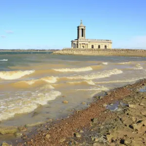 Rutland Water Normanton Church Museum Print: A Winter's Day Scene Rutland Water Normanton Church Museum Print: A Winter's Day Scene
