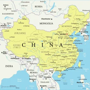 China Reference Map Print 949100300 China Reference Map Print 949100300