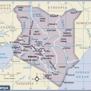 Kenya Country Map Print 2011 Edition Reference Maps Kenya Country Map Print 2011 Edition Reference Maps