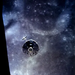 Apollo 16 Command and Service Module Print, 1972