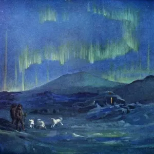 La Aurora Australis. c1908, (1909). Artista: George Marston