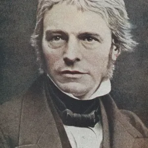Michael Faraday Print, Mid 19th Century