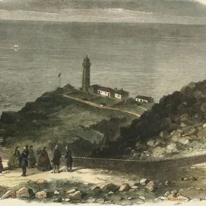 Queen Victoria Visiting South Stack Lighthouse Print, 1853