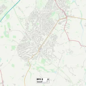 Solihull B93 8 Map