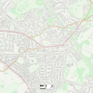 Bromley BR1 2 Karte