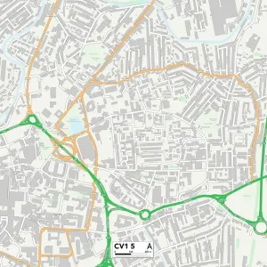 Coventry CV1 5 Print Map Sector Coventry CV1 5 Print Map Sector