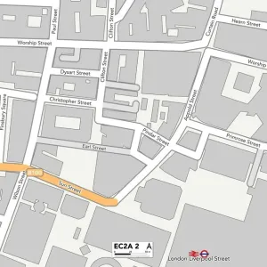 Hackney EC2A 2 Map