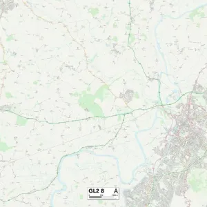 Gloucester GL2 8 Print Postcode Sector Map