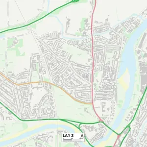Lancaster LA1 2 Carte Lancaster LA1 2 Carte