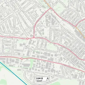 Luton LU4 8 Print Map Sector