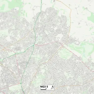 Gedling NG3 5 Print Map Sector