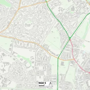 Nottingham NG8 5 Print Map Sector